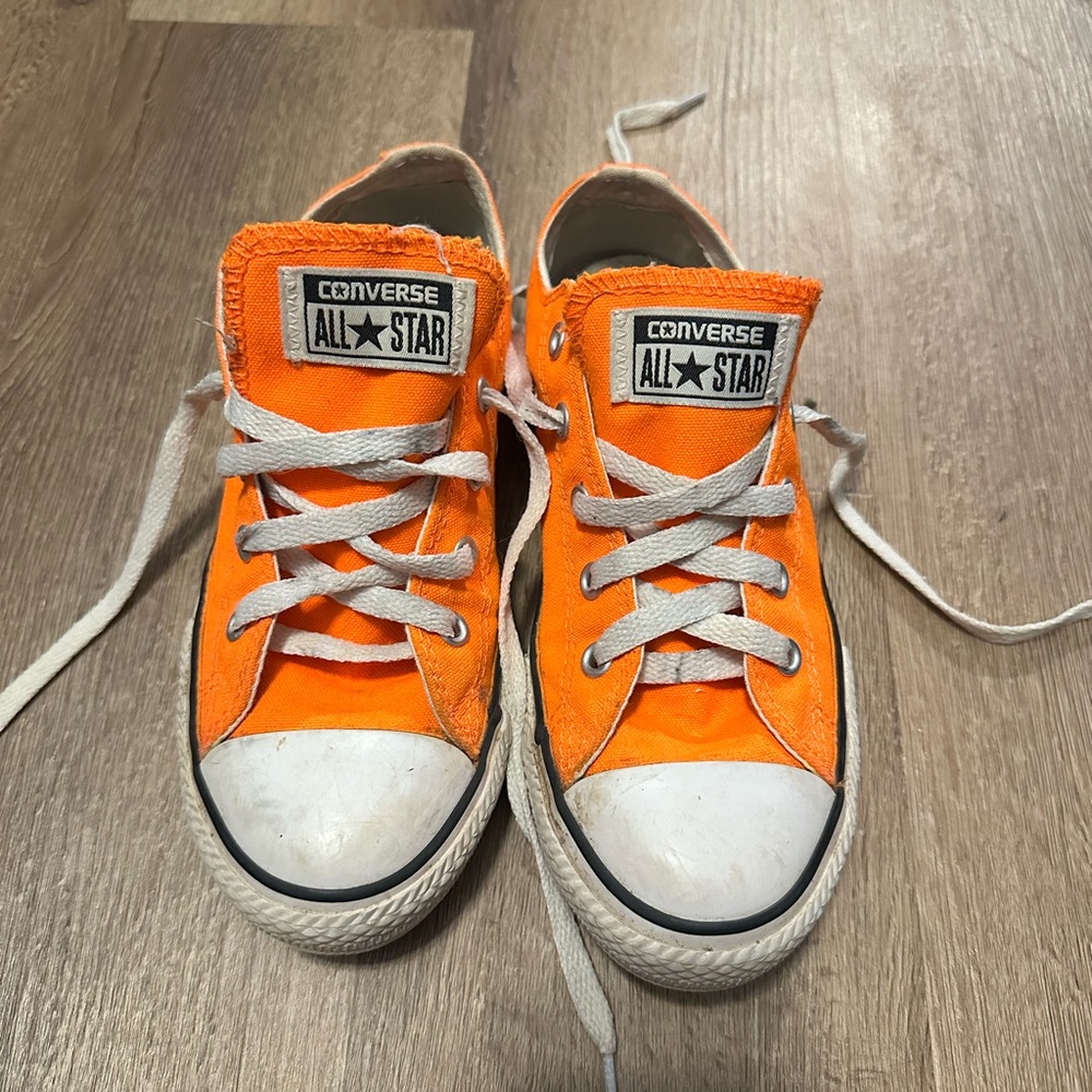 Converse Kids Orange All Star Sneakers